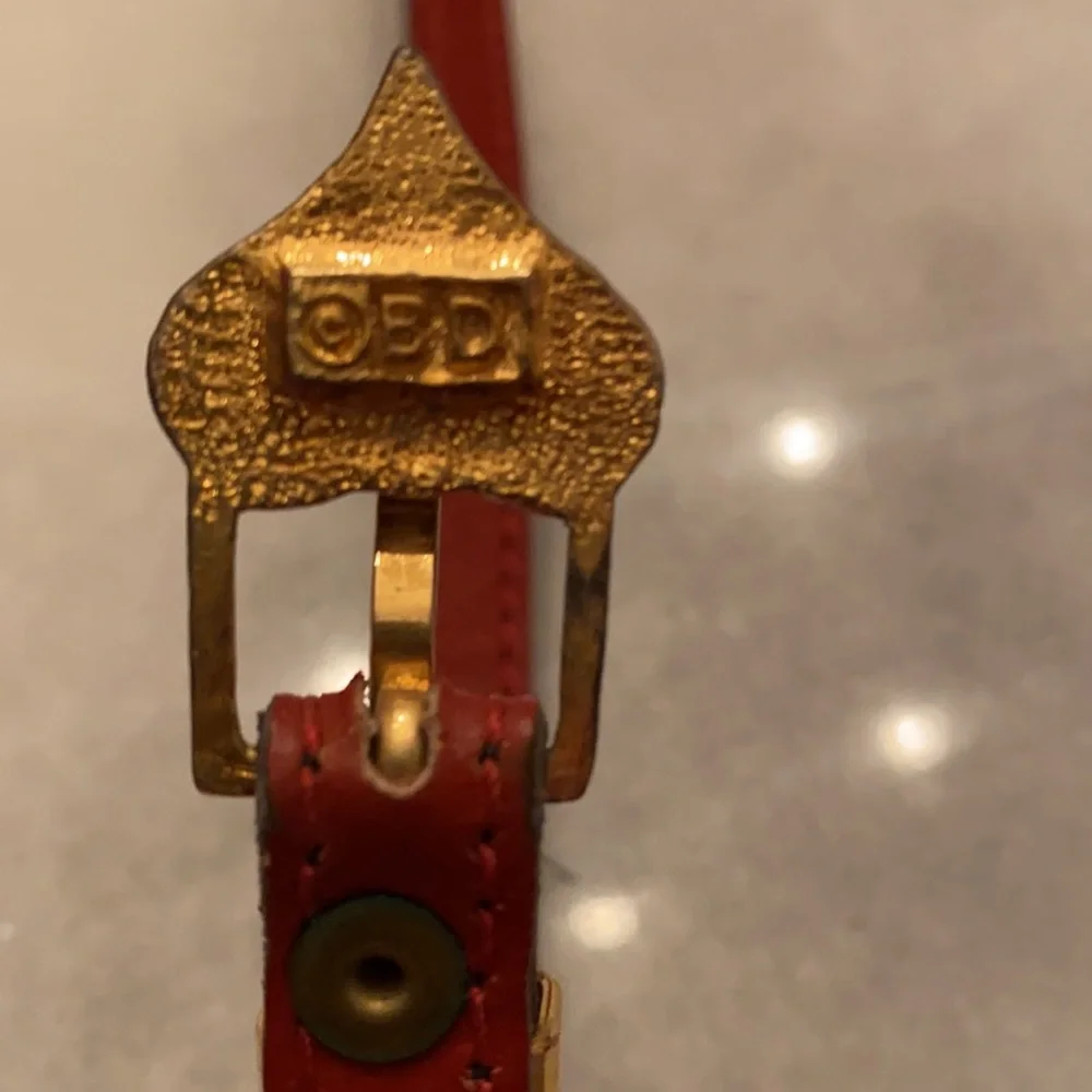 Red Belt with Red Heart ♥️ Buckle